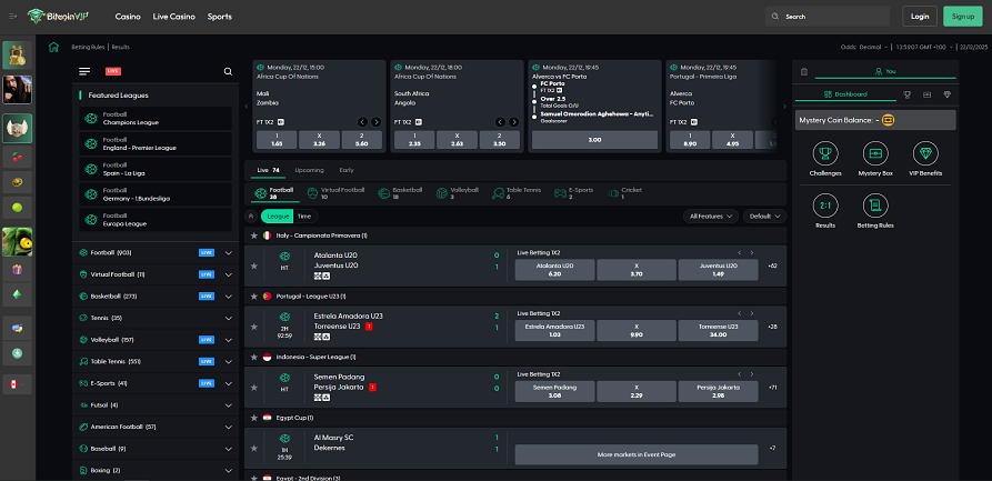 BitcoinVIP Casino sportsbook