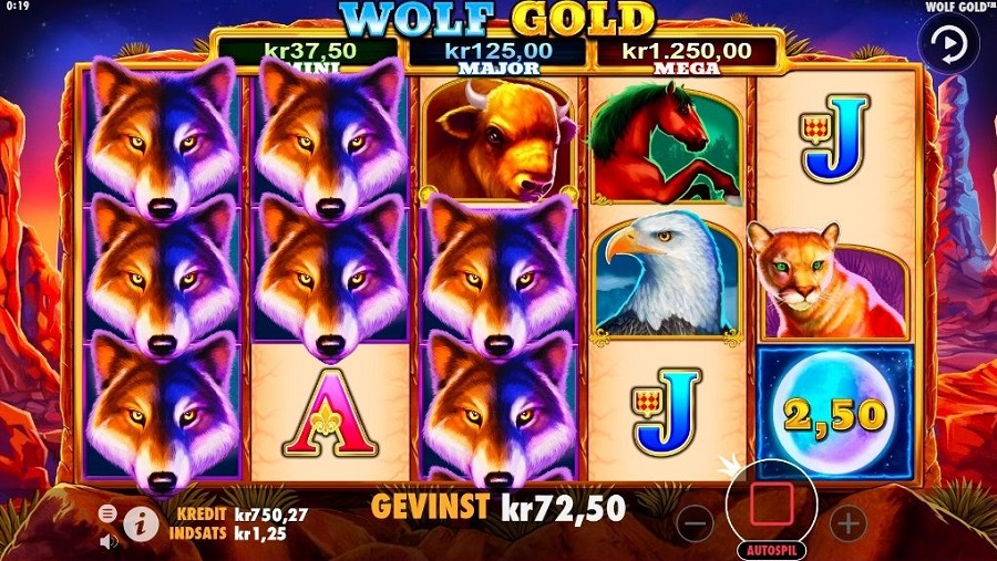 Wolf Gold Slot big win
