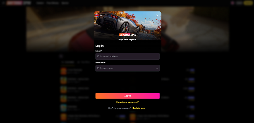 Daytonaspin casino log in