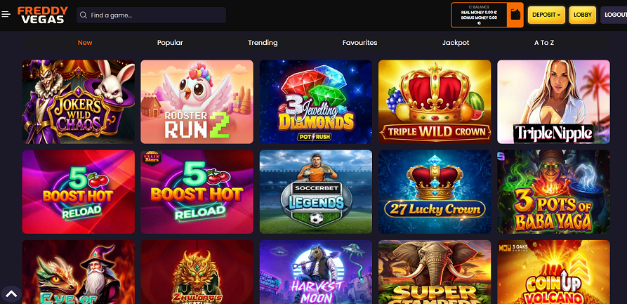 Freddy Vegas casino slots