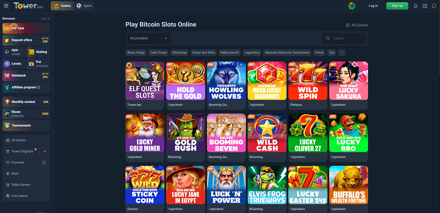 Tower bet casino slots