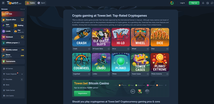 Tower bet casino promotions