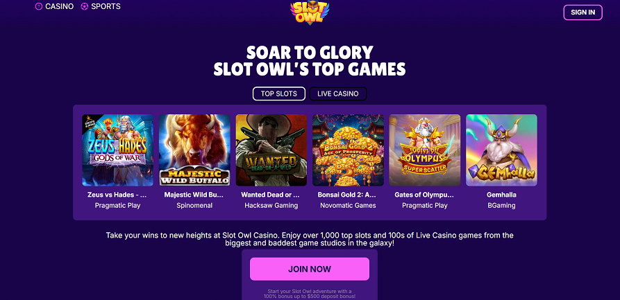 Slot Owl casino slots