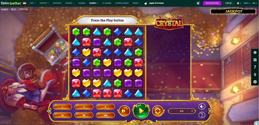 SpinBetter Crystal slot