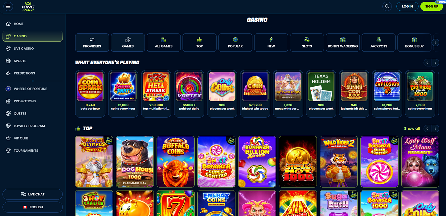 KingPari casino slots