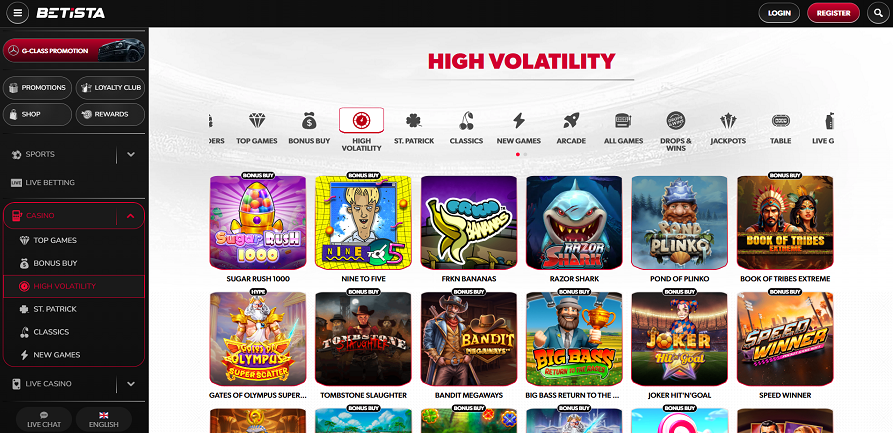 Betista casino slots